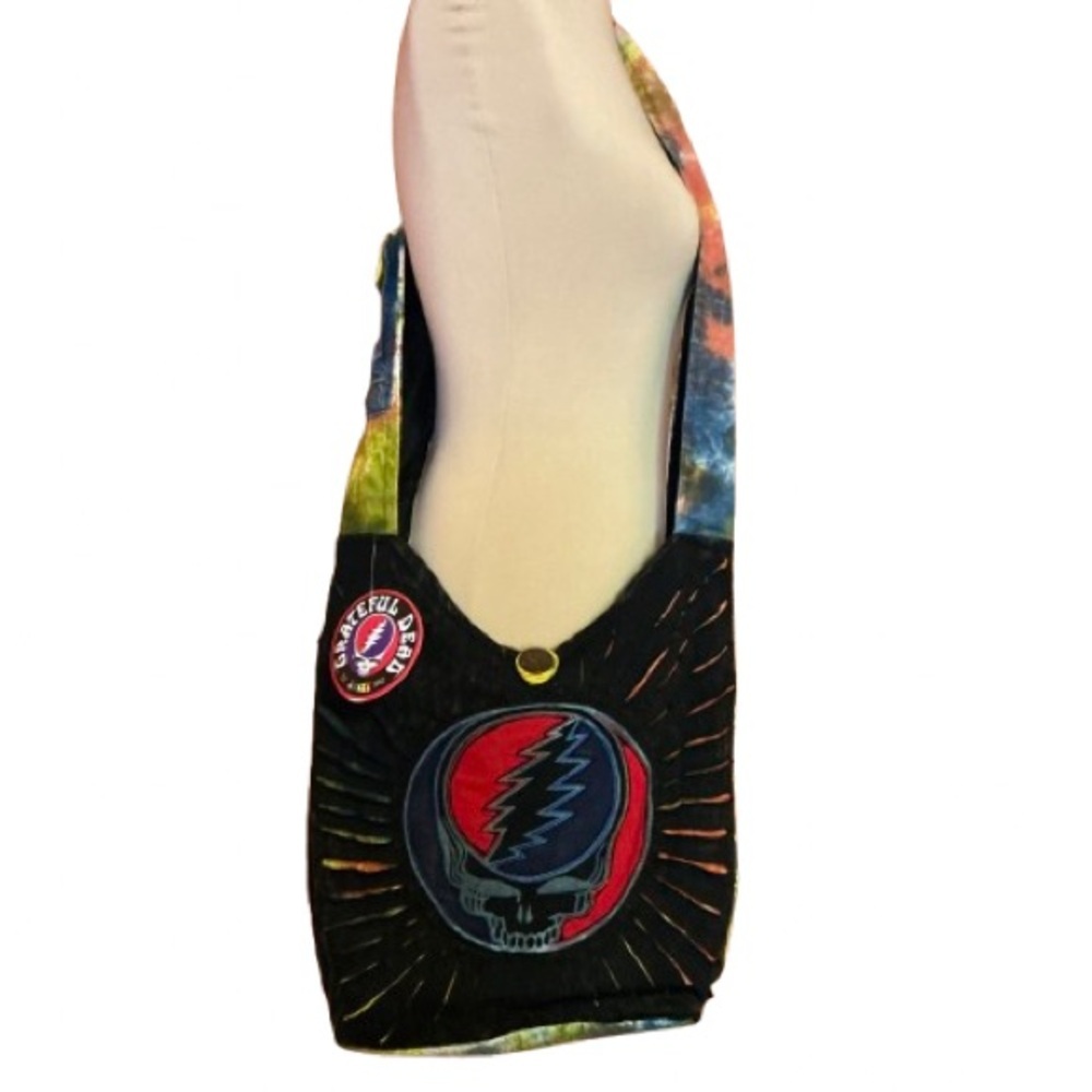 ONLY ONE Grateful Dead NWT Razor Cut Hobo Bag - Picture 2 of 9
